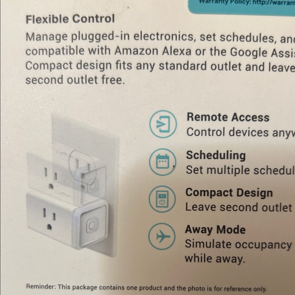 TP-Link White Smart Plug Mini - Picture 2 of 3